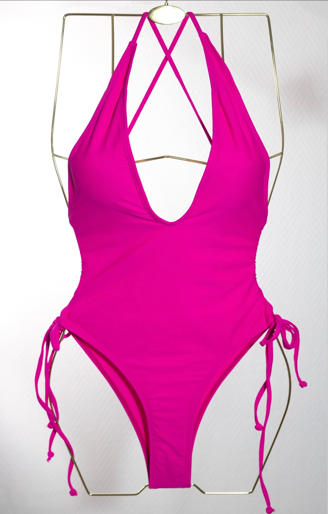 One piece swimsuit: pink